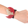 Halloween Pop Ring Bracelet Ghost Festival Gift Party Decorations(Moon Bat)