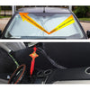 6 in 1 Summer Accessories Coated Silver Car Sun Shade Cloth Set