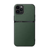 For iPhone 11 Pro Litchi Leather Magnetic Full Coverage Shockproof Phone Case(Green)
