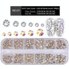 Nail Flat-back AB Crystal Strass 3D Charm Gems DIY Manicure Nail Art Decorations(01)