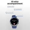 HD Watch X 1.43 inch IP68 BT5.3 Sport Smart Watch, Support Bluetooth Call / Sleep / Blood Oxygen / Heart Rate / Blood Pressure Health Monitor(Blue Leather + Blue Silicone Strap)