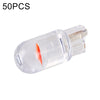 50pcs T10 DC24V / 0.36W / 0.03A Car Clearance Light COB Lamp Beads (Red Light)