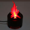[220V US/EU Plug] Artificial Simulation Burning Fake Flame Lamp, Flame Height: about 8cm, Torch Fire Pot Bowl Light for Festival Party Decoration