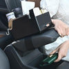 Car Tissue Box Multifunction Cup Holder Armrest Box Storage Box(Beige)