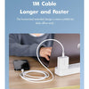 ROCK Space Z19 PD  20W 3A USB-C / Type-C to 8 Pin Fast Charging TPE Data Cable, Cable Length: 1m