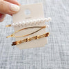 Fashion Jewelry Hairpins Clips Plated Women Pearl Hair Clips Bridal Headdress(7)