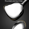 Kacheeg Household Stainless Steel Spatula Kitchenware Kitchen Cooking Tools, Style: Leaky Spoon