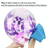 10 PCS 12 Inch Confetti Balloons Wedding Decoration Happy Birthday Party Latex Balloon(Blue)