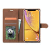 For iPhone XR Forwenw F1 Series Matte Strong Magnetism Horizontal Flip Leather Case with Holder & Card Slots & Wallet & Photo Frame(Brown)