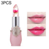 Transparent Changed Color Moisturizer Jelly Flower Long-lasting Lipbalm(rose red)