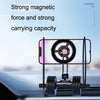 Magsafe Magnetic Mobile Phone Bracket Metal Car Navigation Folding Bracket(Black)
