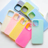 For iPhone 14 Skin Feeling Jelly Series TPU + PC Full Coverage Phone Case(Green)