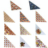 Thanksgiving Dog Bibs 3 Pack - Triangle Scarf Pet Saliva Towel