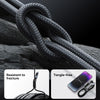 JOYROOM S-AL012A16 2.4A USB to 8 Pin Digital Display Fast Charging Data Cable, Length:1.2m(Black)