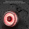 Round Bicycle Intelligent Induction Brake Taillight Night Riding Warning Light, Color: Seat Post Model