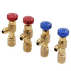 Air Conditioner Fluoridation Safety Valve Refrigerant Filling Connector(Side R410 Bottom R410)