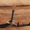 Narrow Version Elastic Canvas Weave Waistband, Length:95 x 2.5cm(C9 Purple)