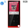 E05 2.4 inch Touch-Button MP4 / MP3 Lossless Music Player, Support E-Book / Alarm Clock / Timer Shutdown, Memory Capacity: 8GB Bluetooth Version(Red)