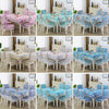 Home Dining Table/Chair Non-Slip Cover, Size: 130x180cm Tablecloths(African Elephant Green)