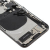 iPhone X Black Battery Back Cover Assembly with Side Keys & Flex Cable