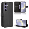 For Samsung Galaxy S24 FE 5G Diamond Texture Leather Phone Case(Black)