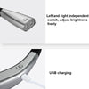 LED Hanging Neck Light Universal Hose Eye Protection Reading Light(Space Silver)