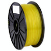 PLA 1.75 mm Transparent 3D Printer Filaments(Yellow)