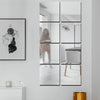 5cm x 5cm Acrylic Mirror Square Stereo Wall Stickers Self-Adhesive Decorative Soft Mirror Right Angle Model(Gold)