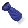 Thick Waterproof Snow Removal Shovel Car Warm Gloves(Blue)