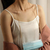 Flower Gold-Plated Stainless Steel Hanging Neck Chain Anti-Lost Mask Lanyard(Gold White Flower)