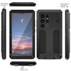 For Samsung Galaxy S25 Ultra 5G R-JUST Sliding Camera Life Waterproof Holder Phone Case(Black)
