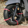 5pcs/Set Motorcycle Electric Two-Wheeler Non-Damaging Anti-Skid Chain Ties(Black)