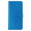 For Samsung Galaxy A56 5G Glitter Powder Flip Leather Phone Case(Blue)
