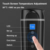 SUITU  HQ-3900 24V/12V Car/Truck Heated Coffee Mug Smart Mug,Spec: Small Screen Black