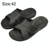 Anti-static Non-slip X-shaped Slippers, Size: 42 (Black)