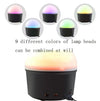 Dreamy Rotating Night Light Romantic LED Colorful Speaker Light, Specification:USB Powerded