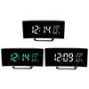 7816 Curved Screen LED Temperature / Humidity Display Multifunctional Clock(White)