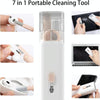 Q6E 7 in 1 Bluetooth Headphone Computer Keyboard Cleaning Tools Set(Pink)