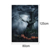 1.25x0.8m Holiday Party Photography Background Halloween Decoration Hanging Cloth, Style: WS-205