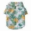 Dog Beach Shirt, Yellow & White, Size M (Cotton, Summer)