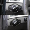 Car Carbon Fiber Headlight Switch Button Decorative Sticker for Audi A4L / A5 / Q5 2009-2016