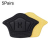 5 Pairs 054 Anti-wear Anti-dropping Sneakers Heel Stickers, Back Adhesive Version(Black Thick)