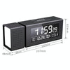 TS-P30 Multifunctional Night Light Alarm Digital Clock with FM Radio & Temperature / Humidity Display & IR Sensor Function(Black)