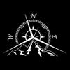 5 PCS NSWE Fashion Mountains Compass Rose Decal Nautical Compass Navigate Car Sticker, Size: 13.7x9.4cm(Silver)