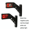 MK-216 1pair 12-24V 9LED Side Marker Lighting Outline Marker Truck Light Trailer Side Marker Lights(As Show)