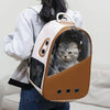 Pet Carrier Backpack, Brown, for Cats & Small Dogs (Up to 7.5kg)