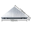 3W Aluminum Triangle Wall Lamp Home Lighting Indoor Outdoor Decoration Light, AC 85-265V(Warm White)