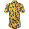 Summer Men 3D Digital Printing Beach Casual Short-sleeved Shirt, Size: S(Banana)