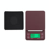 Hand Punch Coffee Scales Timing Electronic Timer Scale Kitchen Scales, Model:3kg/0.1g(Wine Red)