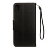 For iPhone XR Embossed Butterfly Pattern Horizontal Flip Leather Case with Card Slot & Holder & Wallet & Lanyard (Black)